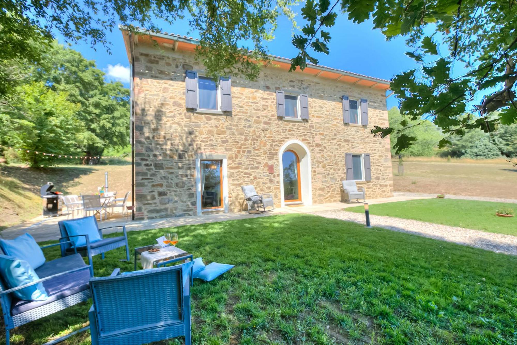 Tuscan Home S Margherita Private Outdoor - Happy Rentals Bucine Bagian luar foto
