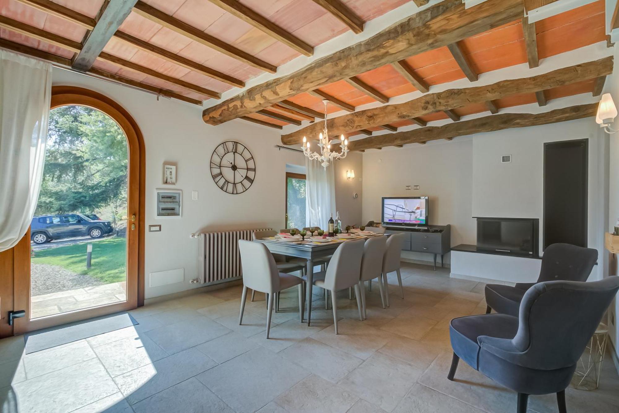 Tuscan Home S Margherita Private Outdoor - Happy Rentals Bucine Bagian luar foto