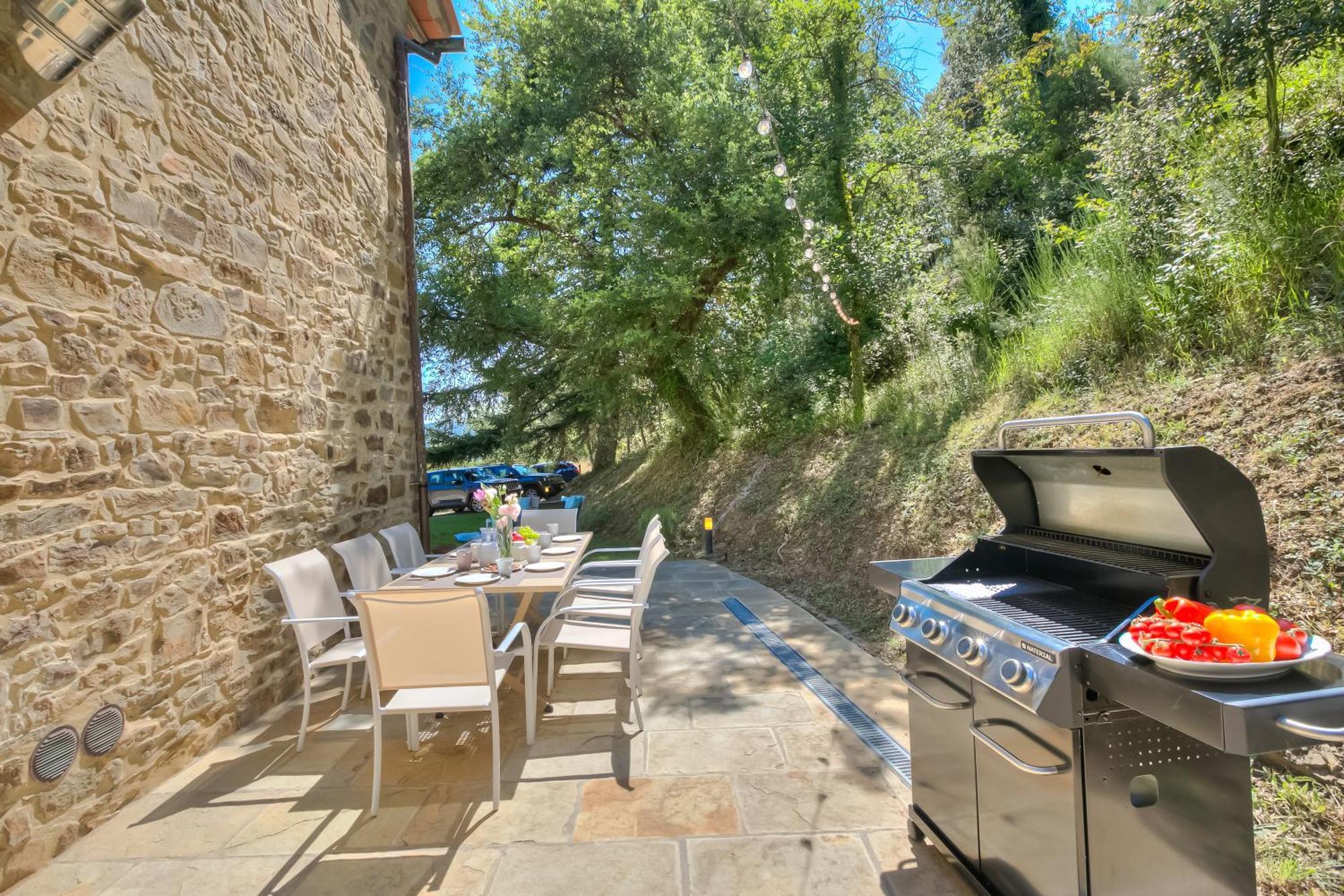 Tuscan Home S Margherita Private Outdoor - Happy Rentals Bucine Bagian luar foto